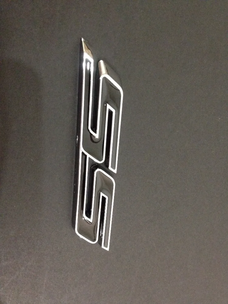 Новый логотип с эмблемой Chrome & blcak Camaro SS 50 шт.|chrome ss emblems|chrome emblem |
