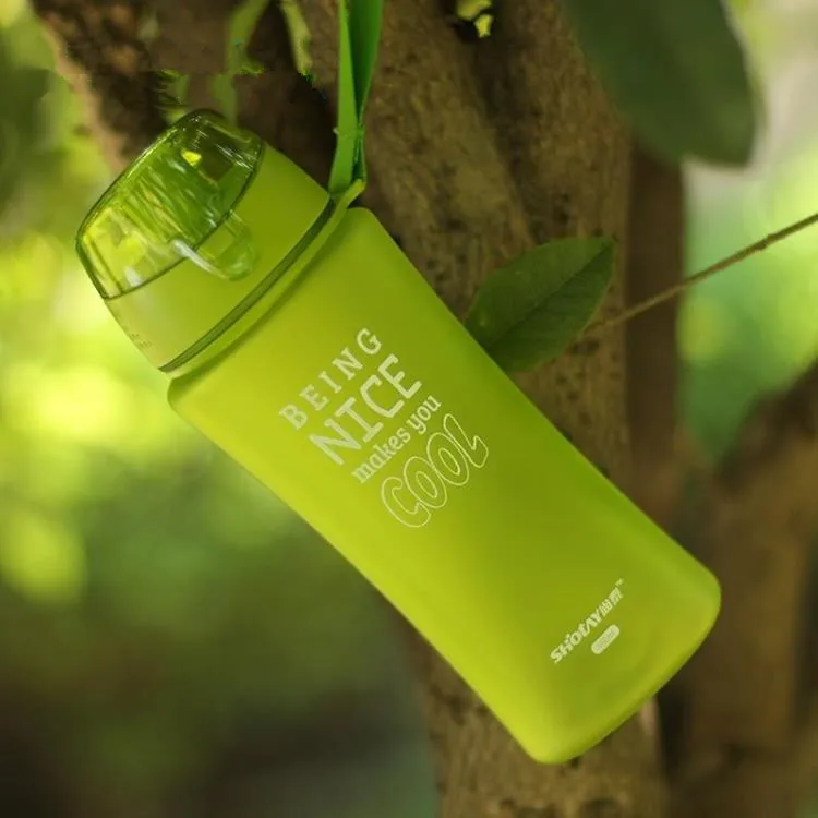 جديد حار الرياضة ترتد غطاء زجاجات مياه 480 مللي/650 مللي صحي البلاستيك الدراجات في الهواء الطلق السفر زجاجة بلدي المياه زجاجة شاكر