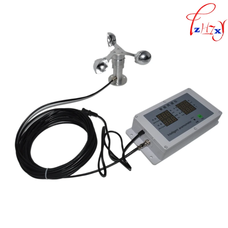 

1PC Intelligent Tower Crane Tower Crane Special Anemometer Temperature Wind Anemometer Weather Construction Body Cup Anemometer