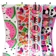 5 ярдов Индивидуальные Ленты мультфильм Печатные обратимые блестки ленты 28782