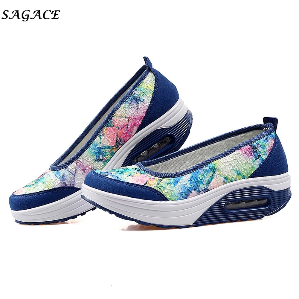 

CAGACE Woman Aqua Breathable Shoes Summer New Air Cushion Net Surface Shoes Shake Shoes Lady Upstream Breathable Sneakers