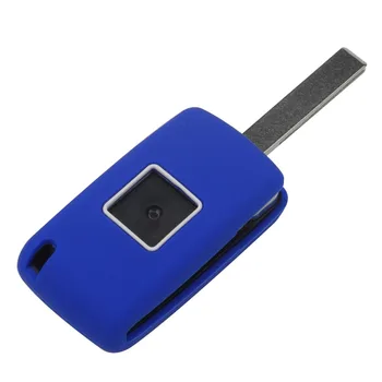 Keyforkess 30 pz/lotto caso chiave dell'automobile del Silicone per Citroen C4 C5 C3 Xsara Picasso per Peugeot 207 308 407 307 copertura telecomando Fob - Jingyuqin 30 pz lotto caso chiave dell automobile del Silicone per Citroen C4 C5 C3