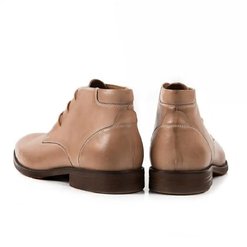 Genuino Northmarch Marrón coffee Superior Clásico Lujo Alta Martin Hombre Desierto Marca Moda Británico Cuero Zapatos Botas De RvxRfwBrq