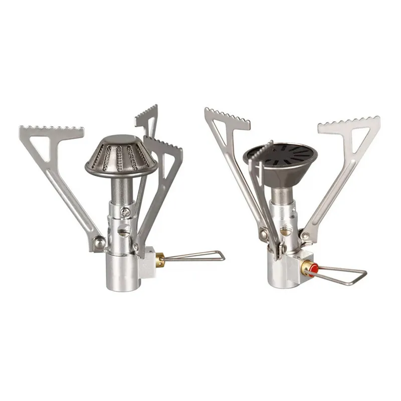 

Gas Stove Super Lightweight Mini Pocket Outdoor Cooking Burning Folding Camping Gas Stove 2000W Outdoor Stove