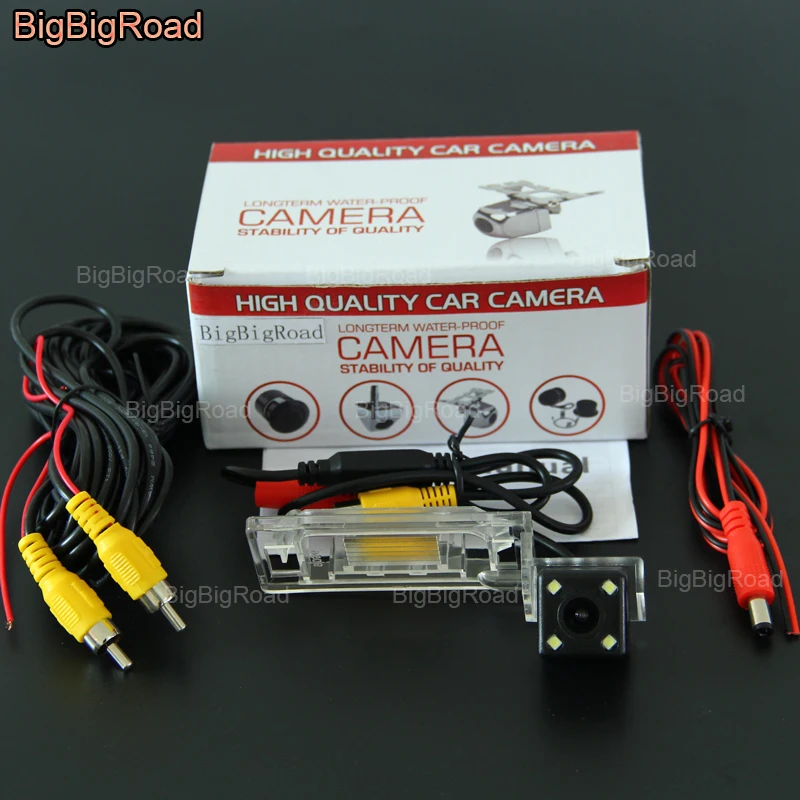 

BigBigRoad For Audi A5 Q5 TT A4L Wireless Camera Car Rear View Reversing Camera Night Vision HD CCD Parking Camera waterproof