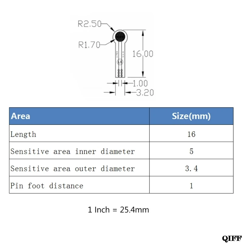 Прямая поставка и 0-200 г тонкопленочный датчик давления гибкий чувствительный датчик сопротивления APR28