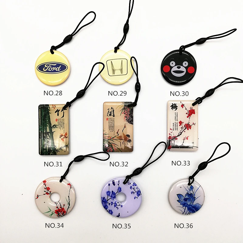 1 шт. T5577 125 кГц RFID карты брелок пряжка Жетоны брелоки брелок для ...