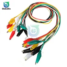 10pcs/Lot Alligator Clips Electrical DIY Test Leads Alligator Double-ended Crocodile Clips Clip Test Jumper Wire Connector 2 pcs sheathed alligator clips electrical diy test leads alligator double ended crocodile clips roach electrical jumper wire