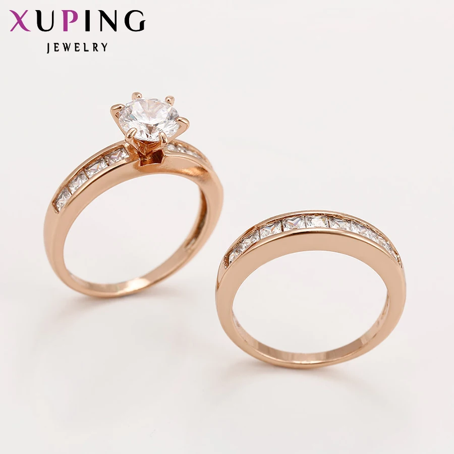 Xuping Fashion Ring Top Quality Clical Charming Wedding Xuping Fashion Ring Top Quality Clical Charming Wedding Color Synthetic Cz Christmas Whole Jewelry 12814 In Rings From Accessories On
