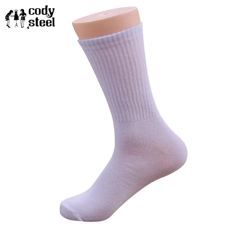 

10pieces=5pair/lot Winter Man's Socks High Quality Cotton Polyester Sock For Men Casual Classic White Sock Fashion Male