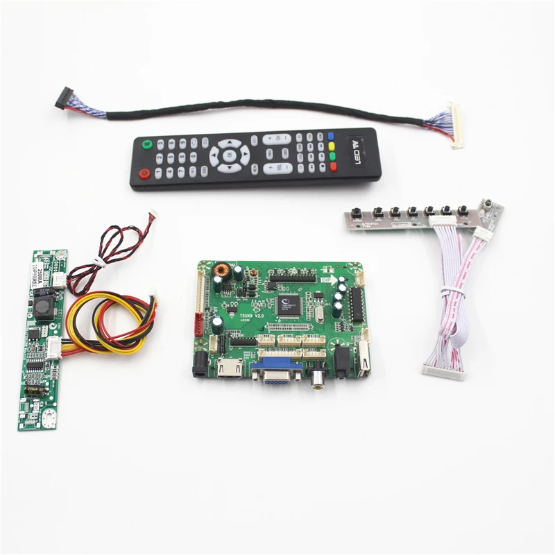 TSUX9 V2.0 HDMI VGA Аудио AV плата ЖК контроллера с USB для LVDS панели 23 8 дюйма LM238WF1 SLK1