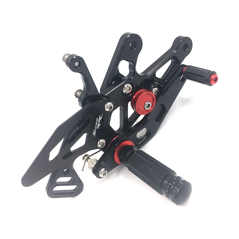 MTCLUB For BMW S1000RR S 1000 RR 2015 2016 S1000RR High Quality CNC Adjustable Foot Rests Rearsets Rear Sets Foot Pegs Black (8)
