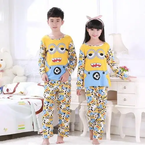 

Kids long Sleeve pyjamas Striped Infant Clothing Sets Spring & autumn Pajama Sets for baby Cartoon Girls Sleepwear Casual