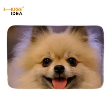 HUGSIDEA 3D Померанский принт ковры для гостиной домашний коврик у входной двери Ванная комната Кухня Нескользящие коврики ковры моющиеся мягкие