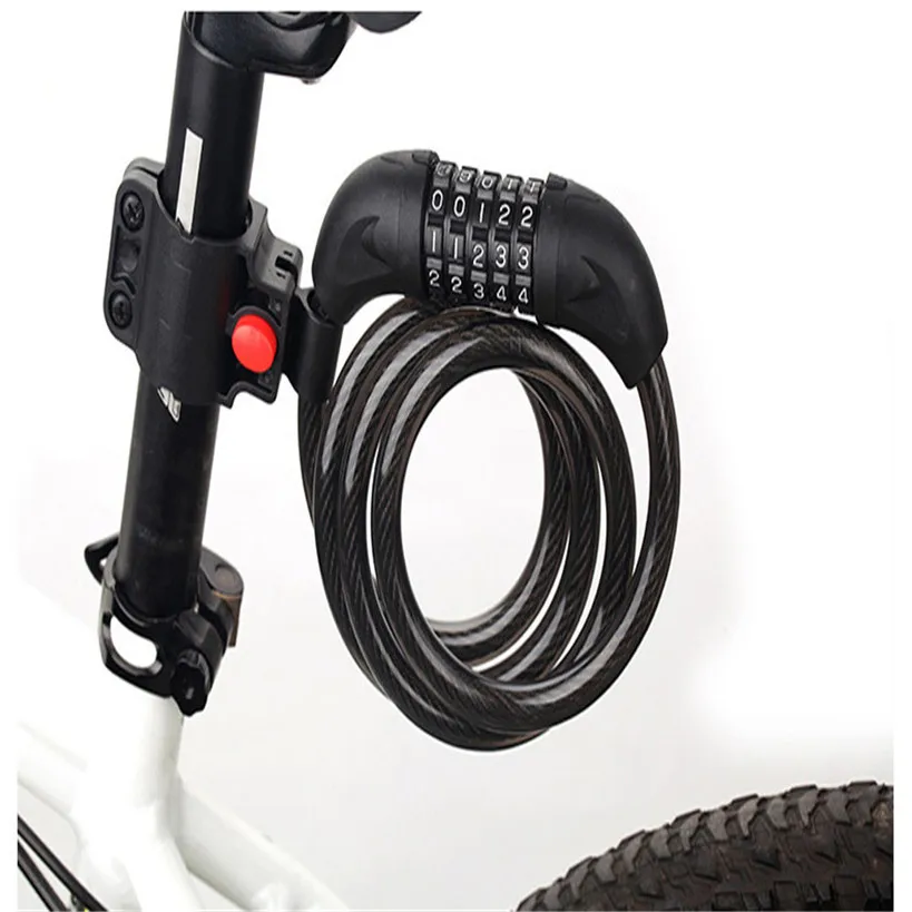Code Password Bike Combination Lock Bike Cable Lock Tough Security