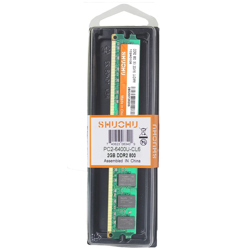 SHUOHU ОЗУ DDR2 2 ГБ 800 МГц 667 4 шт. * 2G PC2 6400 5300 CL6 Гб ОЗУ|Оперативная память| |