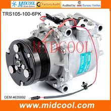 Кондиционер Компрессор ac Санден TRS105 Saab 6pk 4635892 4917 3211 77547