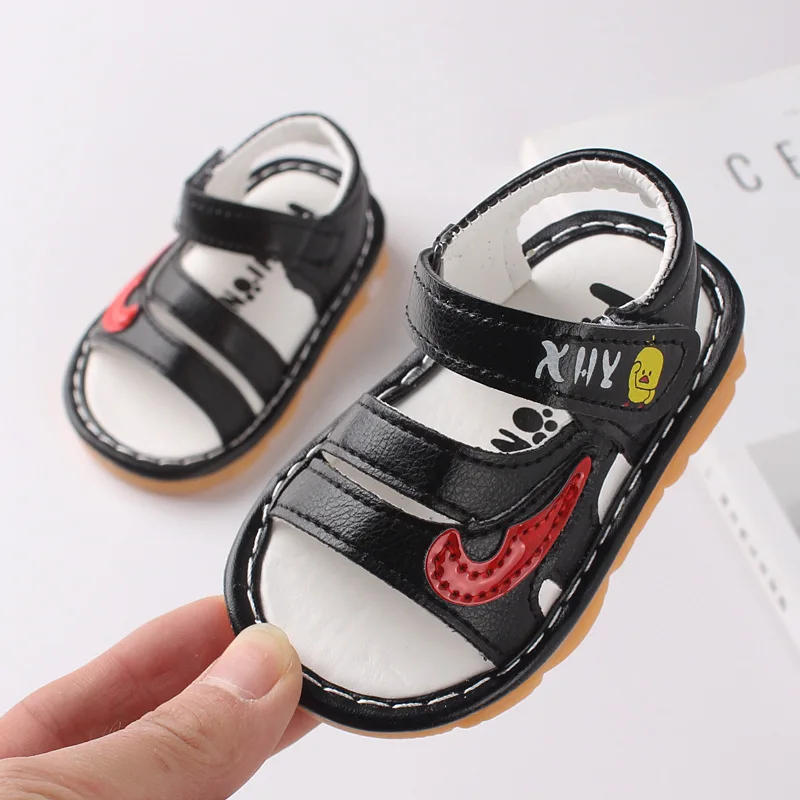 

Hot Sale Summer Baby Boys Sandals Breathable Anti-Slip Cartoon Newborn Soft Pre-walking Shoes Baby Shoes 2019 New-arrival