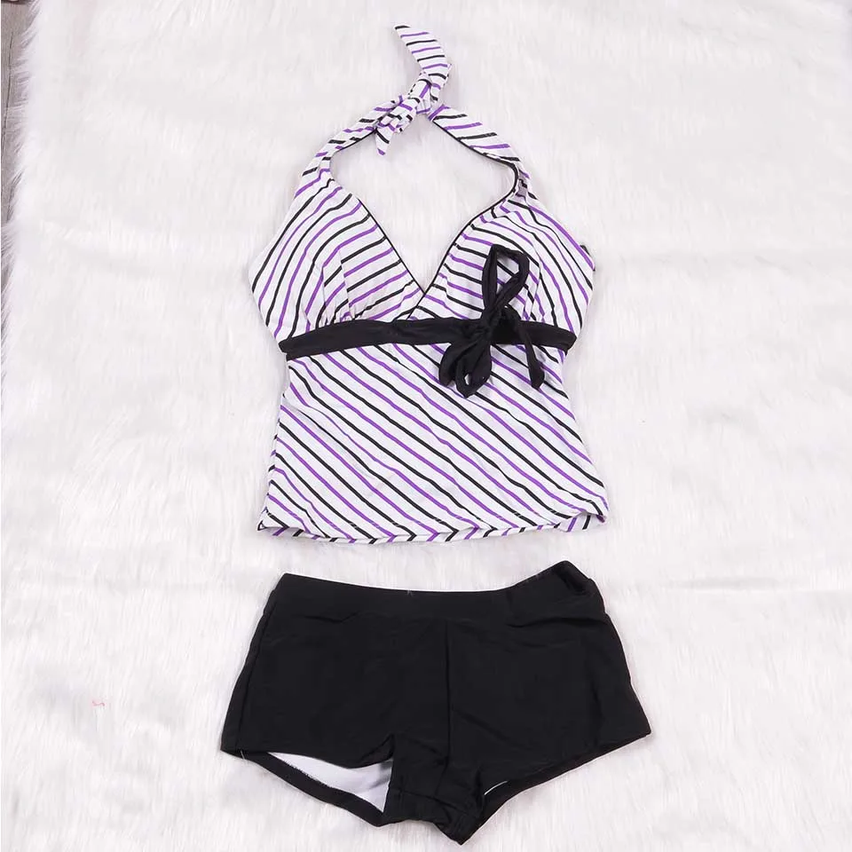 

KINGTUT 2019 Two Piece Bathing Suits New Push Up Bikinis Women Swimsuit Bikini Set Patchwork Button Plus Size Swimwear 3XL
