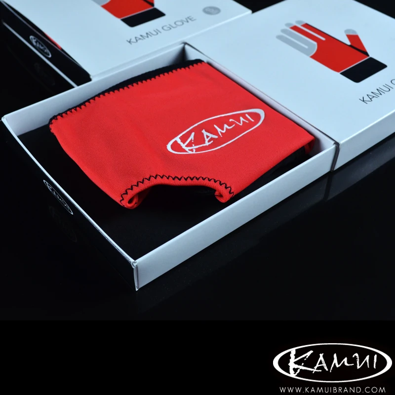 

Kamui Professional Pool Cue Snooker Cue Gloves Three-finger Mitts Non-slip Left-handed Comfortable Billiard Accessories 2019
