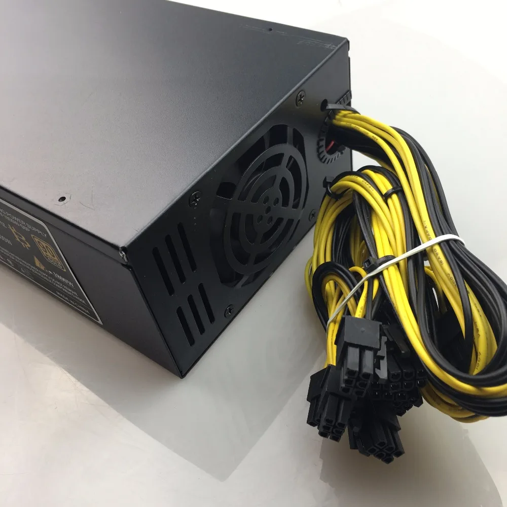 Livre o Navio Placa de Mineração a6 a7 s9 l3 Btc Máquina Mineiro Servidor Fonte Alimentação 1800 w Psu Ant s7 - Imagem 3
