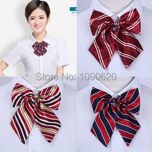 17 цветов, модные женские галстуки-бабочки, женские Украшения на шею, стюардесса, галстук-бабочка