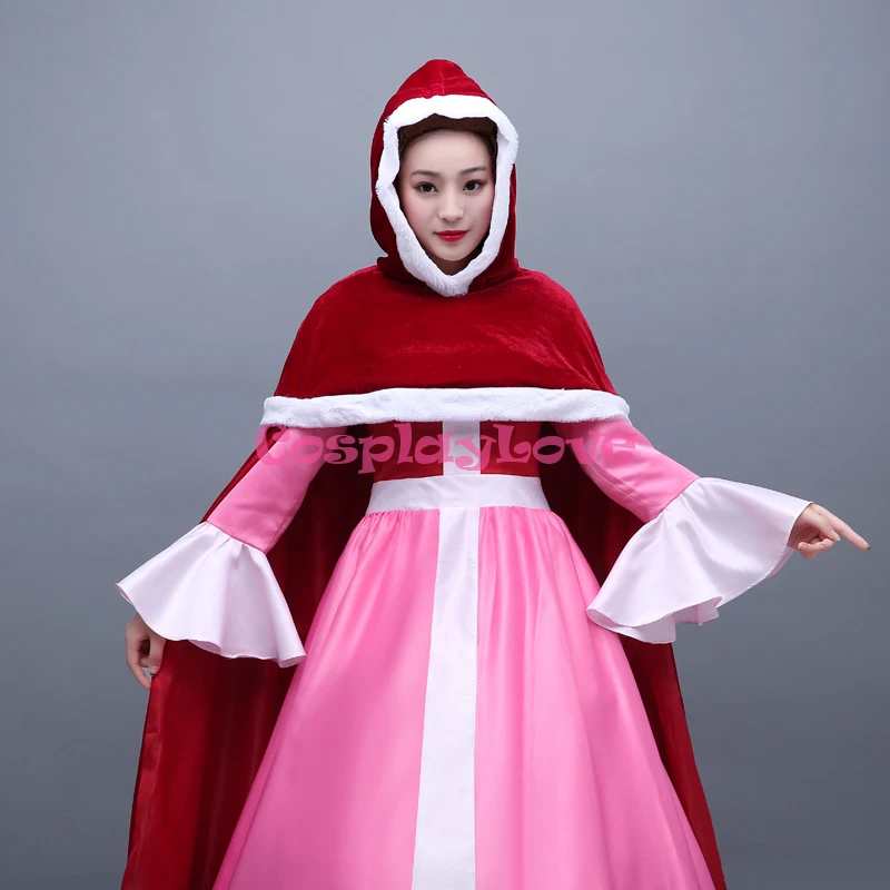 CosplayLove Movie Beauty and The Beast Custom-made Pink Belle Cosplay Dress Princess Cosplay Costume For Kid Adult Women (9)