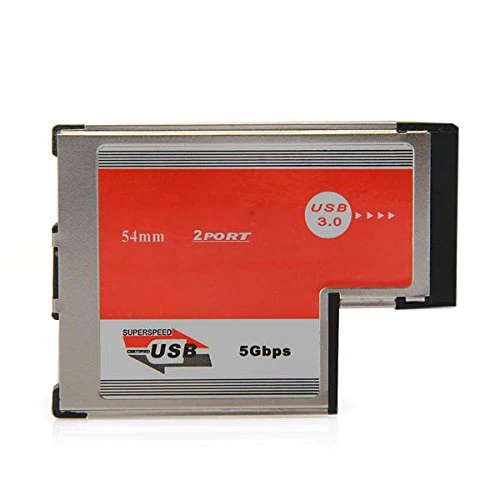 BSBL 2 Port USB 3.0 ExpressCard Card ASM Chip 54 mm PCMCIA