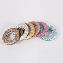 20/40/80 шт./лот высокое качество украшение дома Шторы аксессуары пятнадцать Цвета Пластик кольца проушины для люверсы для штор Топ