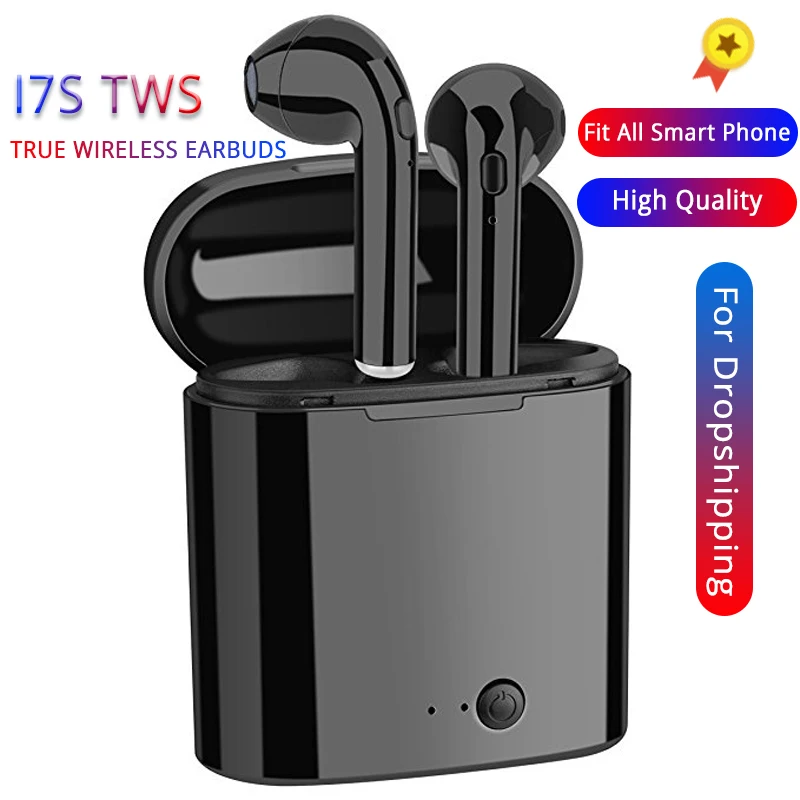 

I7s TWS Bluetooth Earphone Stereo Earbud Bluetooth Headset with Charging Box Wireless Headsets for All Smart Phone