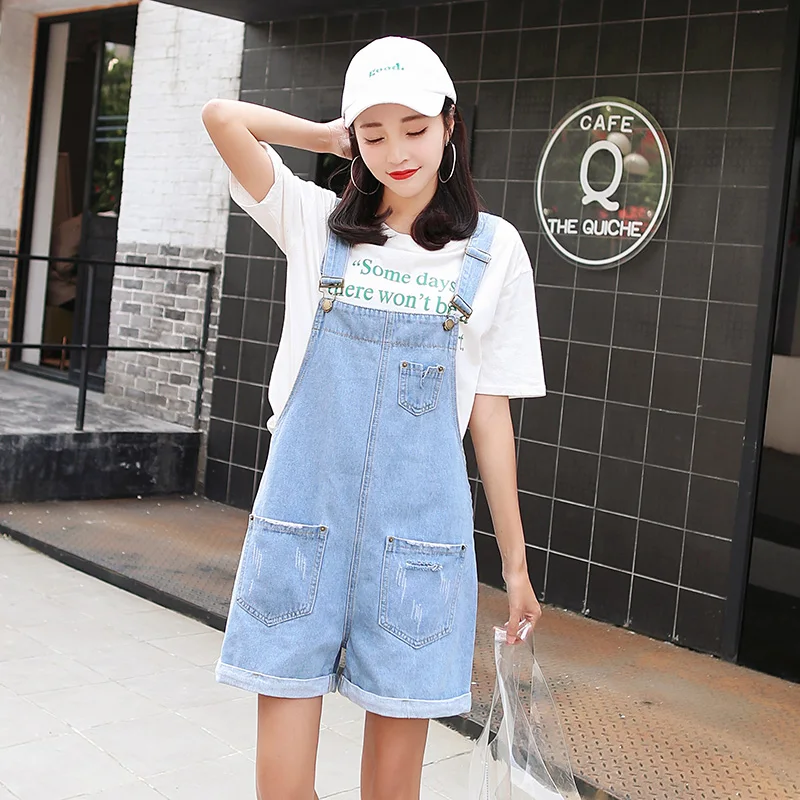 colorful overall shorts