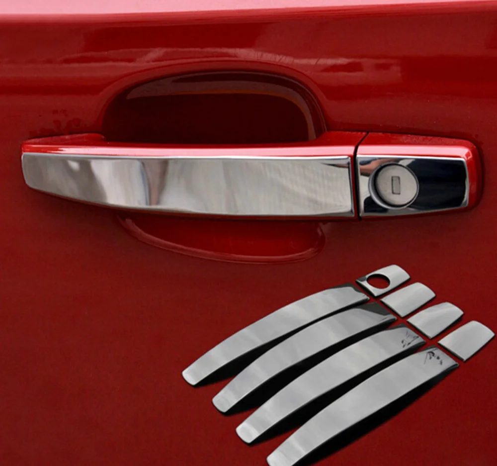 

Stainless steel trim DOOR HANDLE Cover Auto accessories For Chevrolet Cruze 2009-2013 For Opel Mokka ASTRA J Insignia