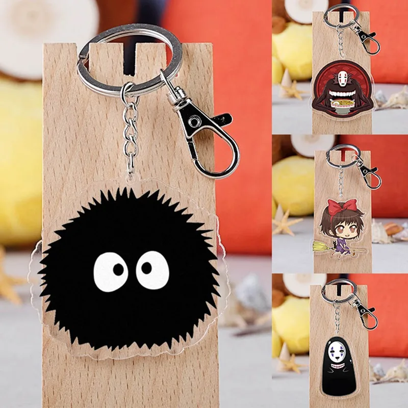 

2019 Novel Cosplay Acrylic keychain Miyazaki Hayao My Neighbor Totoro Pendants Keyring Cosplay Hyuga toys