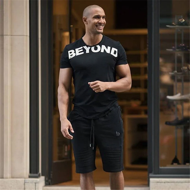 Gym Fitness MEN T-shirt Casual  Tee Top (2)