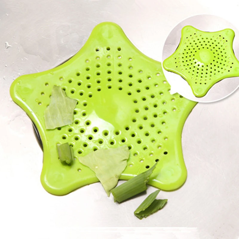 

kichen Sink Strainer Silicone Filter Sewer Drain Hair Colander For Sink Bathroom Cleaning Tool Kitchen Accessories Gadget