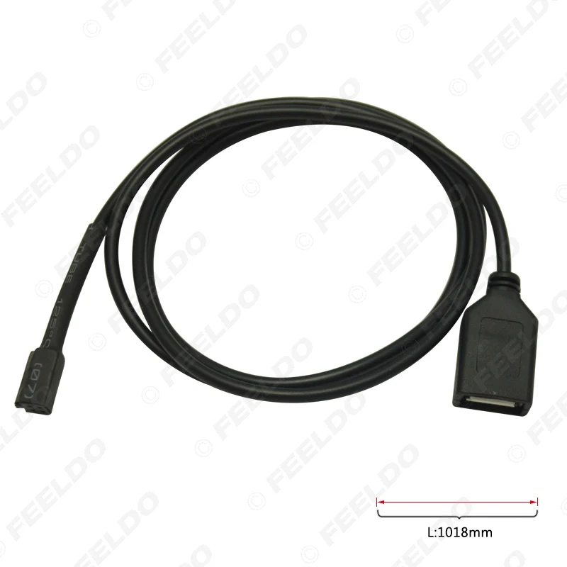FEELDO автомобильный оригинальный 4 контактный разъем к USB адаптеру Conector для Nissan Teana