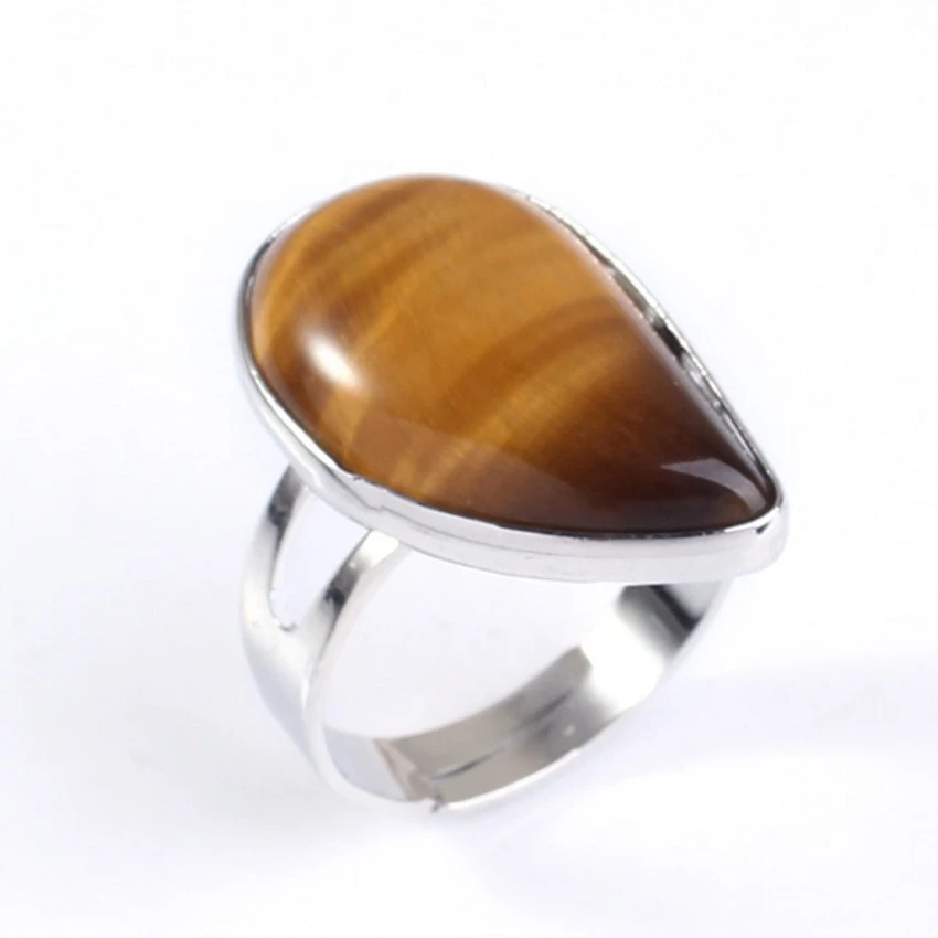 Посеребренные бусины из крафт бумаги с изменяемым размером|stone ring|opal stone ringsilver plated