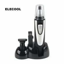 Elecool унисекс ABS Электрический триммер для удаления волос для носа и уха бритва-триммер Бритва для бровей влажный/сухой водонепроницаемый инструмент для ухода за лицом