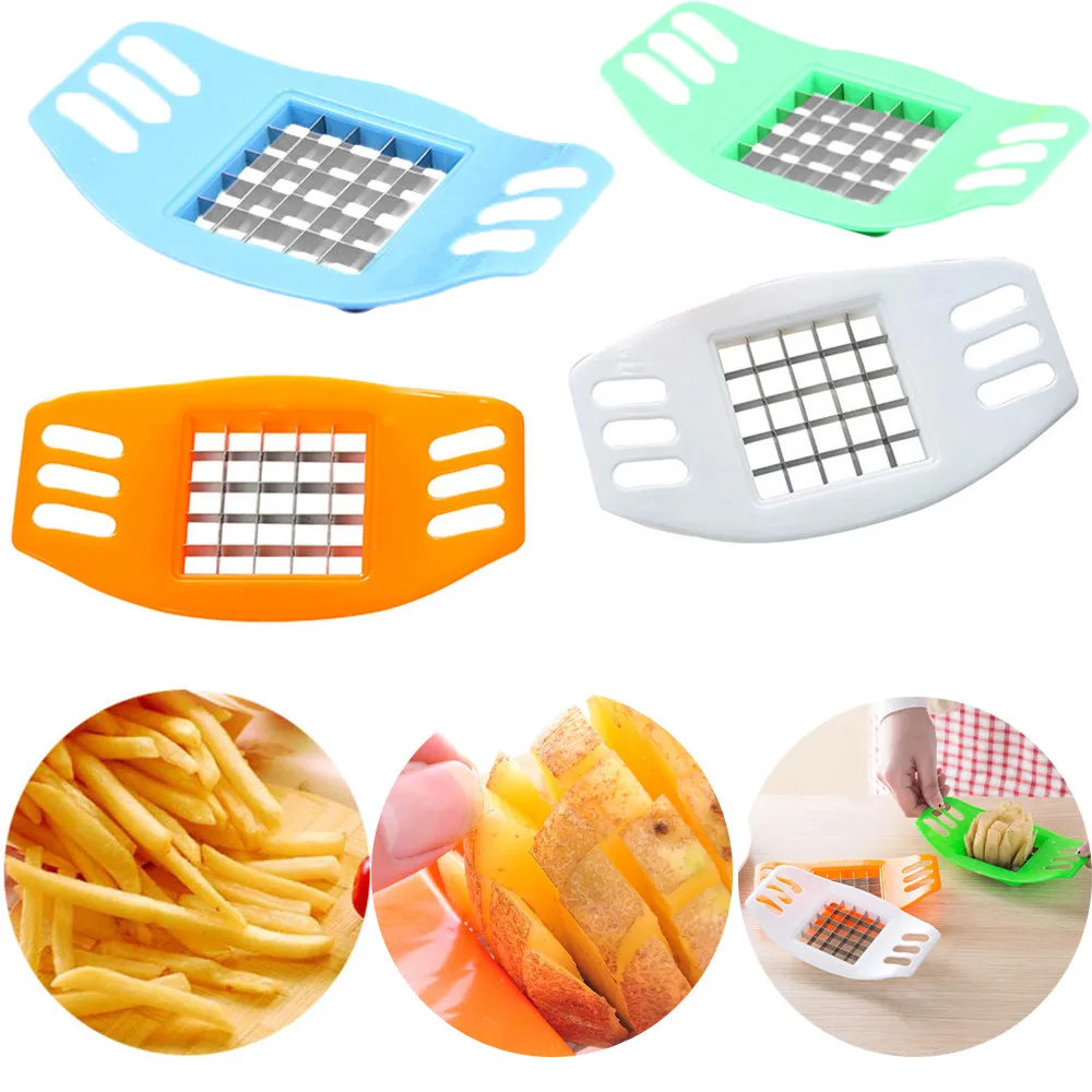 

NEW Vegetable Potato Slicer Cutter Chopper Chips Making Tool Potato Cutting Tool Multi-purpose Peeler Stainless Steel Hot Sale