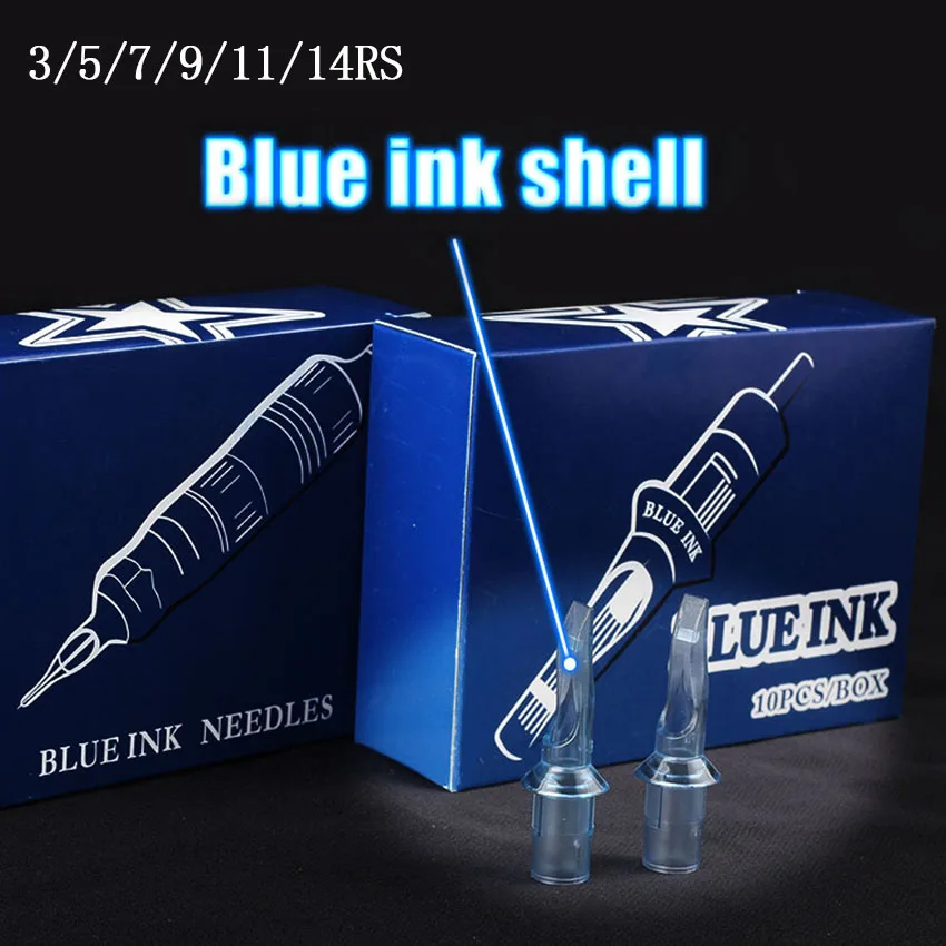 

Cartridge Needles Tattoo RS 10Pcs Round Shader Body Art Needles Permanent Makeup Disposable for Tattoo Machine Gun Power Supply