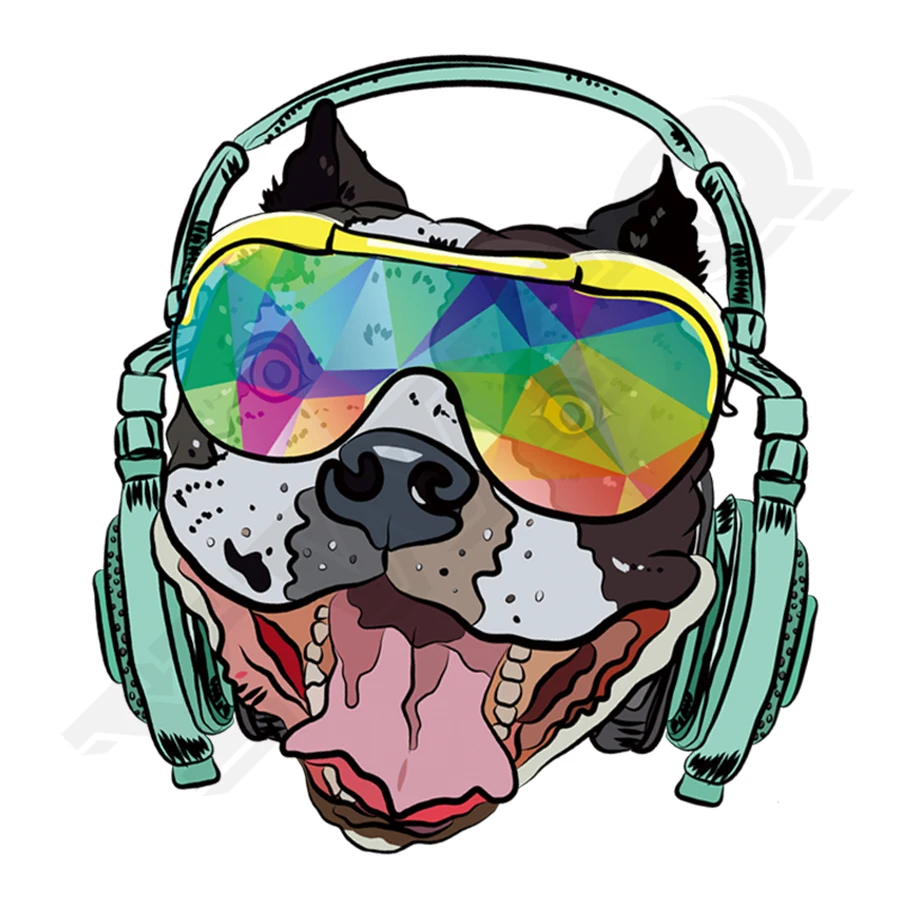 Iron On Patch Pop Bulldog A-Level Washable T-Shirt Diy Decoration Parches Ropa 2018 New Easy Print By Household Irons Parches 1