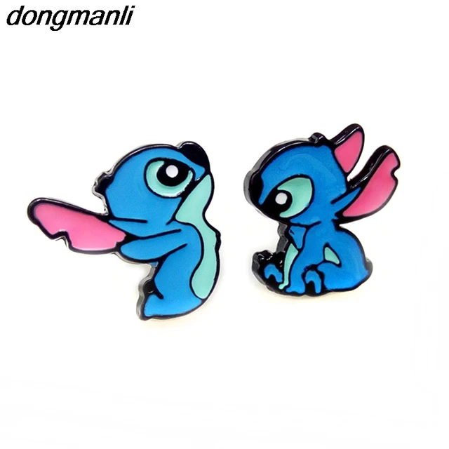 W5316 New Arrival Cartoon Alien Lilo Stitch Expression Anime Stud Earrings Femal W5316 New Arrival Cartoon Alien Lilo Stitch Expression Anime Stud Earrings Femal