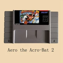 Aero the Acro-Bat 2 16 бит большая серая игровая карта для NTSC игровой плеер Прямая