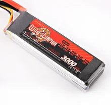 1 шт. Wild Scorpion Lipo батарея RC 7,4 в 3000 мАч 60C аккумулятор батарея для RC Дрон Квадрокоптер вертолет автомобиль самолет