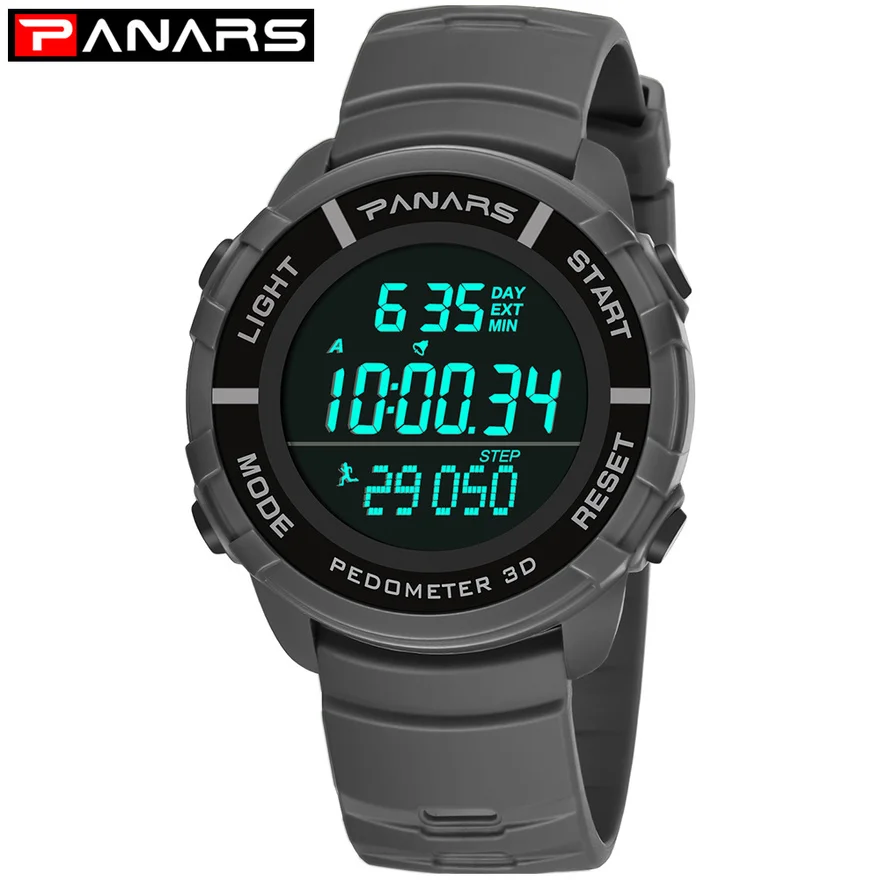 

Fashion Men's Electronic Watches Digital Alarm Male Luminous Military LED Wristwatch Display Waterproof Chronograph Fitness C