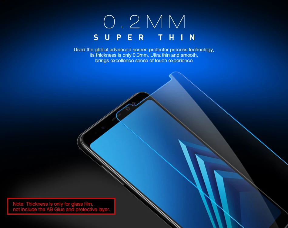 Для Samsung Galaxy A8 Plus 2018 A730F защита для Экрана A530F закаленное стекло прозрачная