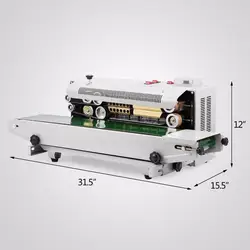 Машина для запечатывания пакетов автоматическая горизонтальная Непрерывная Пластиковая ремень сумки машина для запечатывания