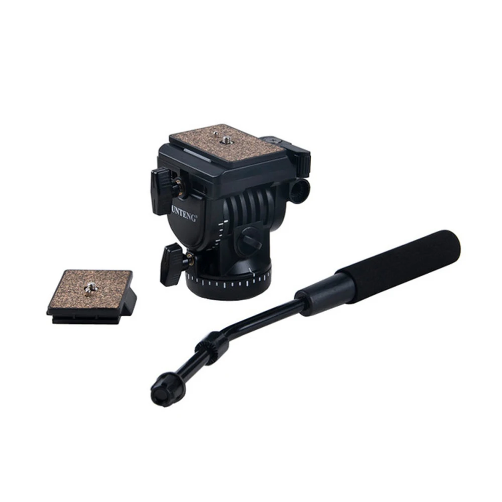 360 Degrees Hydraulic Pressure Fluid Drag Tripod Head For DSLR DV Video