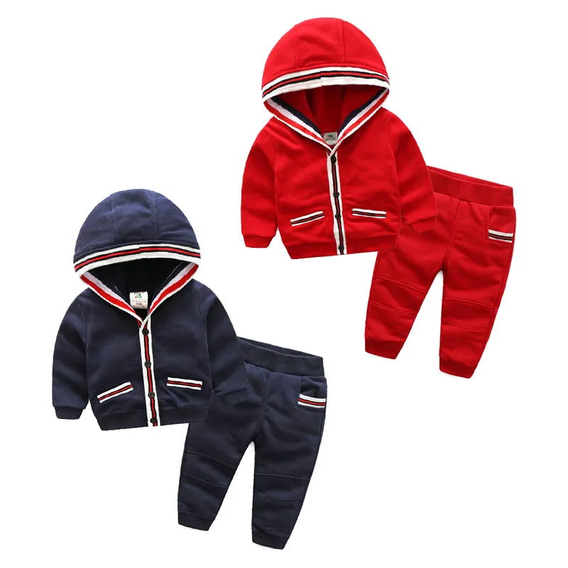 

Baby sportswear suit 2017 new spring boy kids children Hoodie two piece tz-3360