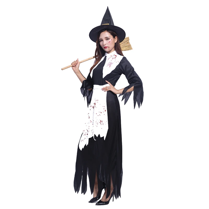 ハロウィン魔女衣装大人女性のパフォーマンスの衣類仮装流血魔女衣装 Witch Costume Cosplay Costumecostume Masquerade Aliexpress